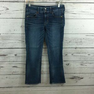 American Eagle Super stretch Artist crop size 4 regular 28x23 A013